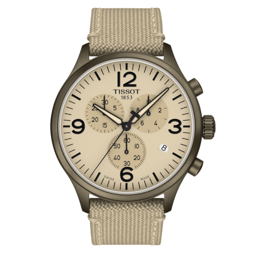 Tissot Chrono XL Khaki PVD / Beige